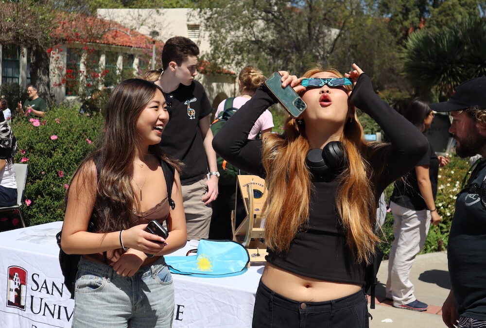 Scenes From the 2024 Partial Solar Eclipse